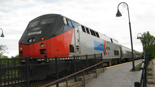 Amtrak 40th anniversary locomotive # 156.  Glenview Illinois USA. Tuesday, May 8th, 2012. by Eddie from Chicago