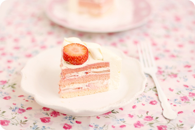 Strawberry Rose Shortcake