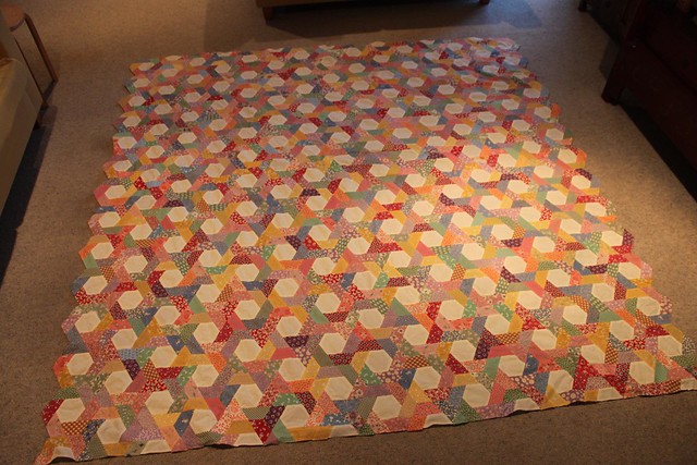 Twisted Hexagon quilt