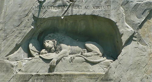 luzern-- the Lion monument