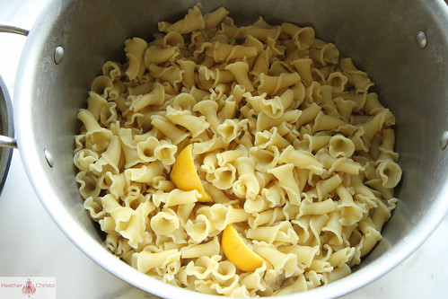 Artichoke Pasta with Butter, Lemon and Garlic