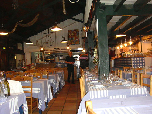 Vista del interior del restaurante