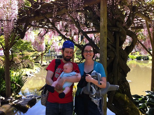 The Three of Us at the Japanese Garden 2