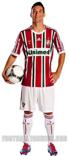Fluminense FC adidas 2012 Home and Away Football Kits / Soccer Jerseys / Camisas