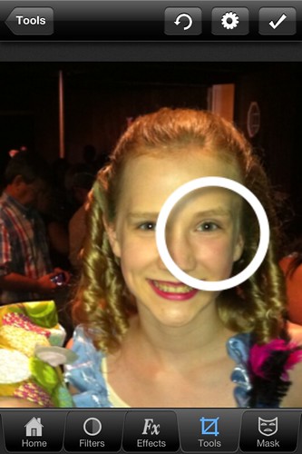 Red Eye Correction with Photo Wizard