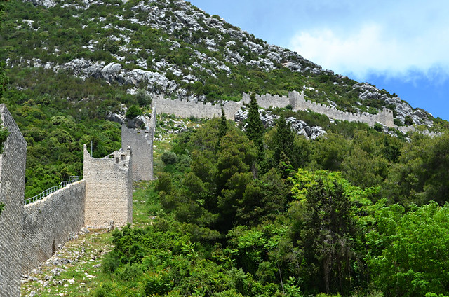 Ston Wall, Ston, Peljesac, Croatia