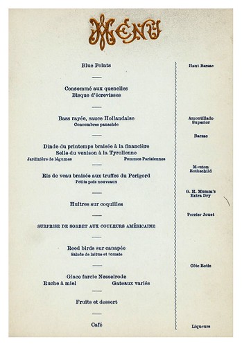 022-DINNER TO HON. WILLIAM RUMSEY NY-1888-Menu-NYPL