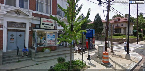 demographics are changing in DC's Brookland neighborhood (via Google Earth)