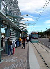 light rail transit, Phoenix (by: Ixnayonthetimmay, creative commons license)