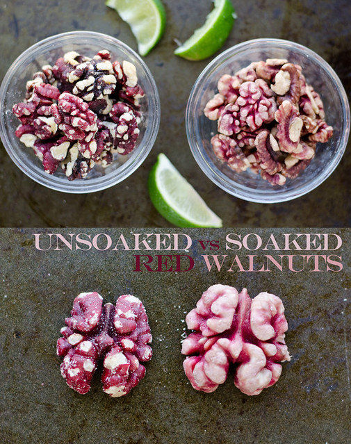 Soaked Red Walnuts by Mary Banducci