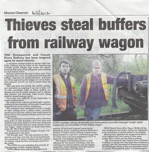 stolen railway buffers mourne obs by CadoganEnright
