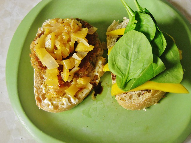 Pineapple Chunty and Spinach