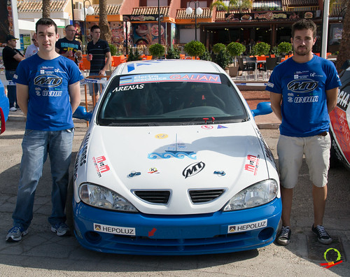 Iván Arenas y Jose Antonio Saura, I Rallyesprint Costa Calida.