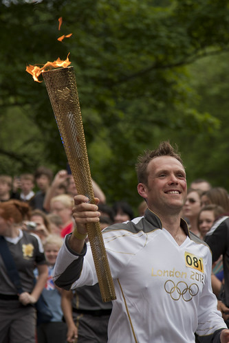 Olympic torch, Ironbridge, Shropshire #081 Lyndon Flavell