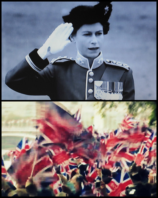 Jubilee pageant - collage from BBC1