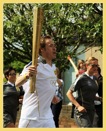 Moment to Shine, Olympic Torch Relay, Cairneyhill, 13th June 2012 by SwaloPhoto