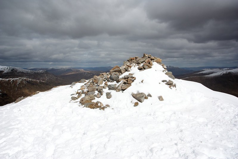 Summit cairn of Ben Challium