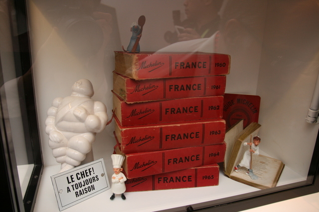 Vintage Michelin guides? See the Ratatouille figurines too!