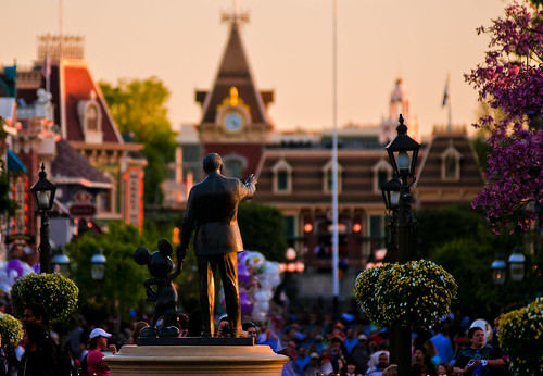 Disneyland - Partners Sunset