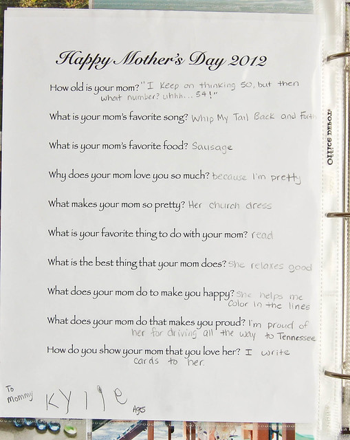 Project Life Week 19 mother's day scroll 2