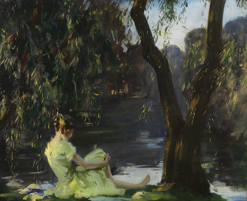 Archibald George Barnes - By The Lake by Gandalf's Gallery