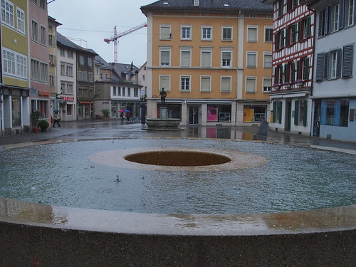 Einer der drei Judd-Brunnen, Steinberggasse Winterthur