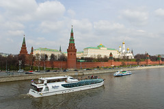 Le Kremlin vu depuis le Pont Bolshoy Kamenny