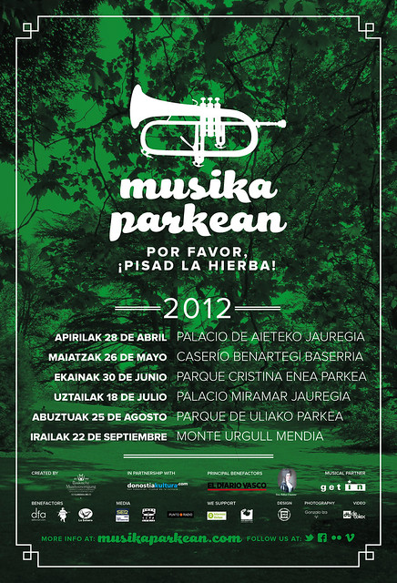 Musika Parkean 2012 - poster