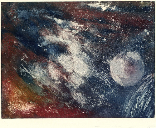 008-En el cielo de Neptuno- Serie Cosmos 1984- René Bord- Bibliothèque Municipale de Lyon