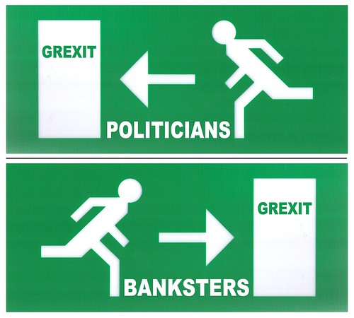 GREXIT SIGNS by Colonel Flick