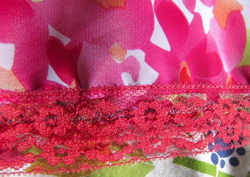 pink floral pettipants lace
