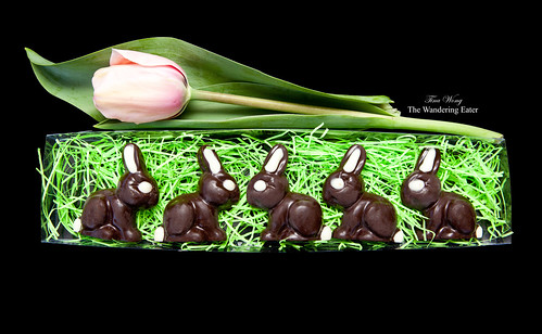 The Bunny Hop - Gianduja filled chocolate bunnies