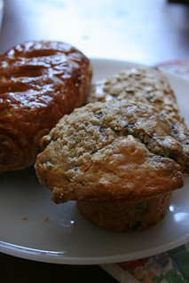 Boysenberry Muffin, Nuts Scone, Chocolate Croissant