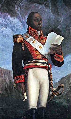 Toussaint Louverture François-Dominique Toussaint Toussaint Louverture (né François-Dominique Toussaint de Bréda le 20 mai 1734 près de Cap-Français, en Haïti, mort le 3 avril 1803 au Fort de Joux, à La Cluse-et-Mijoux dans le Doubs) est le principal diri