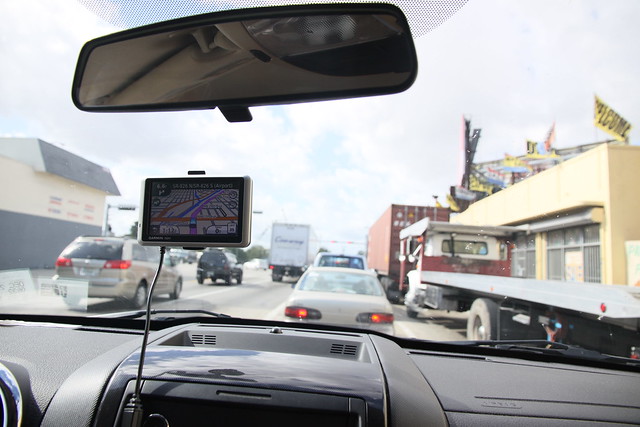 開車 Garmin GPS  Miami市區