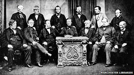 合作社是最早出現的社會企業，1844年在英國，成立了羅虛戴爾公平先驅社。圖片來源：BBC