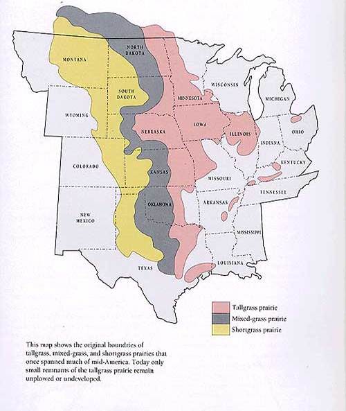 Distribution of Shortgrass Prairie