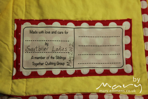 Siblings Together: Sew Cherry 1 label