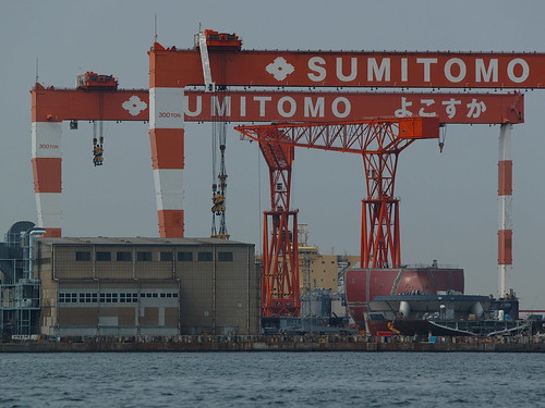 Sumitomo Yokosuka shipyard  by leicadaisuki