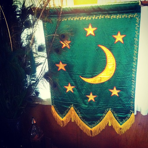My moon & stars banner from @bruce_lee_webb