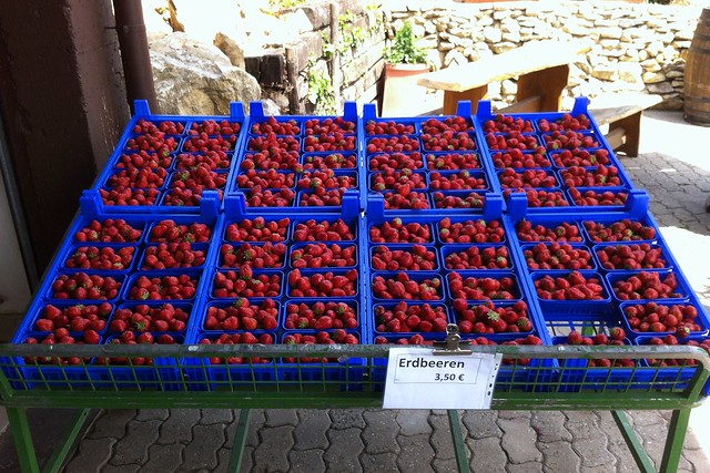Erdbeeren/Preise beim Spargelhof Schneider