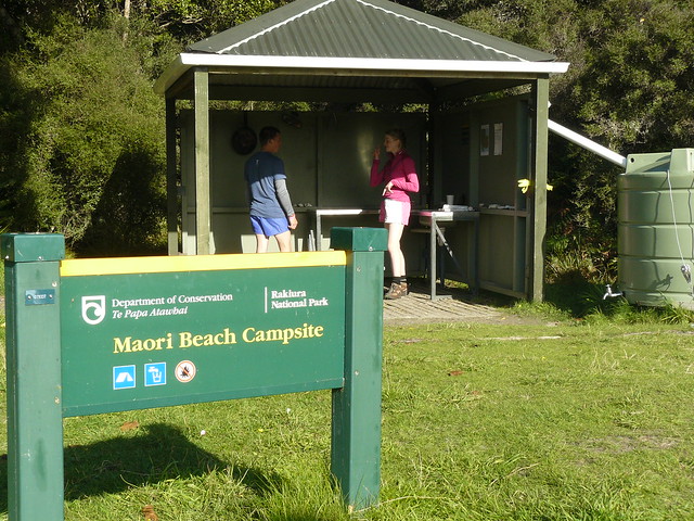 Maori Beach campsite -
Rakiura Track