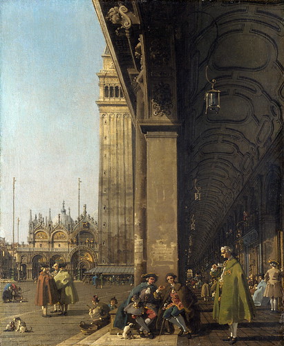 Canaletto - Venice, The Piazza San Marco [c.1756] by Gandalf's Gallery