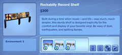 Rockability Record Shelf