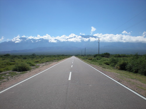 Road outside Cafayate, Argentina