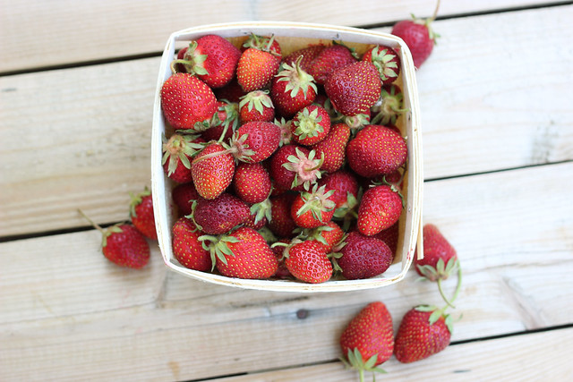 Roasted Balsamic Strawberry Mini-Tarts with Whipped Coconut Cream - Gluten-free + Vegan