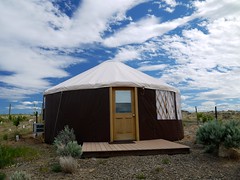 Our Yurt at Cave B Inn