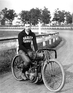 Motorcycle racer, 1919