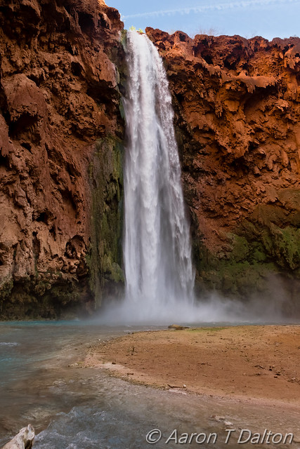 Mooney Falls Flows By