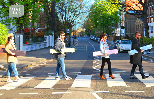 Core colours crossing Abbey Road London NW8